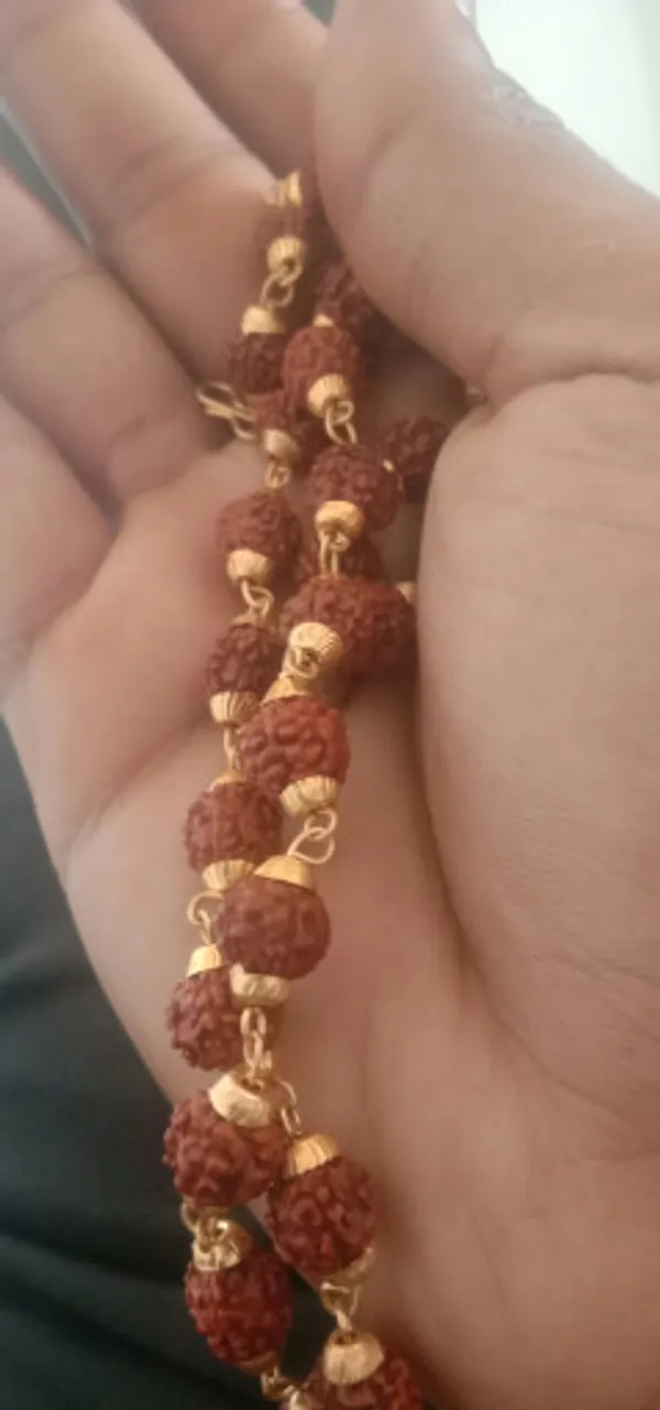 Religious_Jewelry_Om_Damru_Locket_With_Puchmukhi_Rudraksha_Mala_8mm_36beads