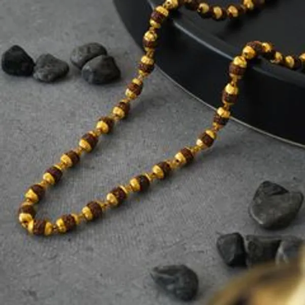 Gold_Plated_Eternal_Grace_Rudraksha_Mala_Gold_Plated_Plated_Wood_Necklace