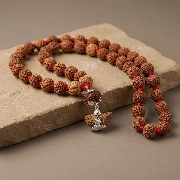 Original_1_To_14_Mukhi_Combination_Mukhi_Rudraksha_Mala_Brass_Plated_Brass_Chain
