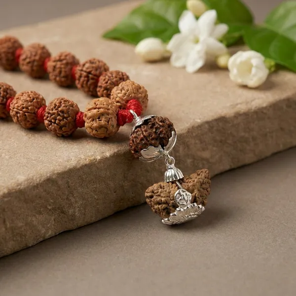 Original_1_To_14_Mukhi_Combination_Mukhi_Rudraksha_Mala_Brass_Plated_Brass_Chain
