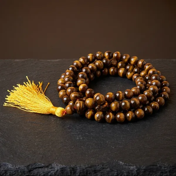 Green_Spiritual_Tiger_S_Eye_Brass_Plated_Brass_Chain