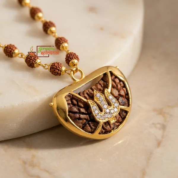 Trishul_Locket_With_Rudraksha_Crystel_Mala_Sacred_Symbol_Of_Power_Protection_Gold_Plated_Plated_Wood_Chain