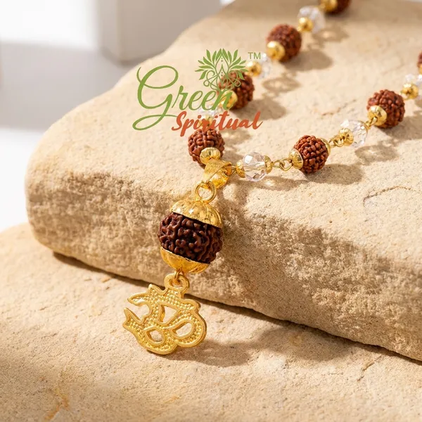 Om_Locket_With_Rudraksha_Crystel_Mala_Sacred_Symbol_Of_Power_Protection_Gold_Plated_Plated_Wood_Chain