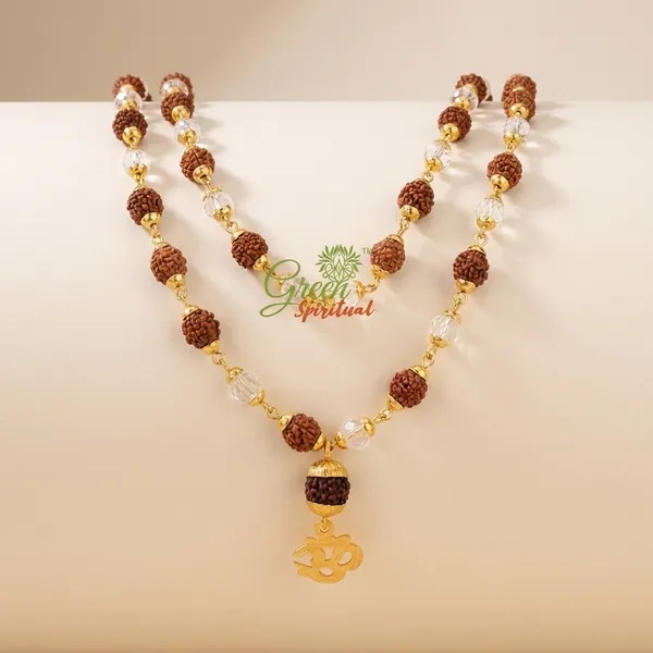 Om_Locket_With_Rudraksha_Crystel_Mala_Sacred_Symbol_Of_Power_Protection_Gold_Plated_Plated_Wood_Chain