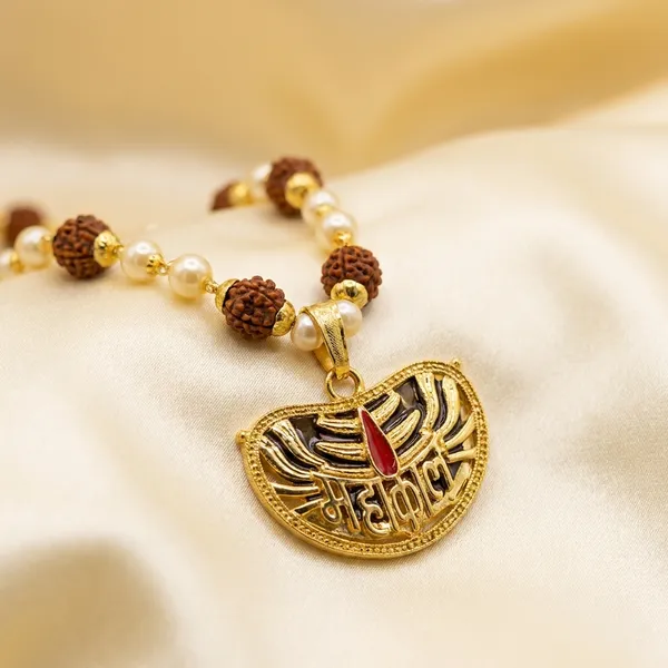 Mahakal_Locket_With_Rudraksha_Crystel_Mala_Sacred_Symbol_Of_Power_Protection_Gold_Plated_Plated_Wood_Chain