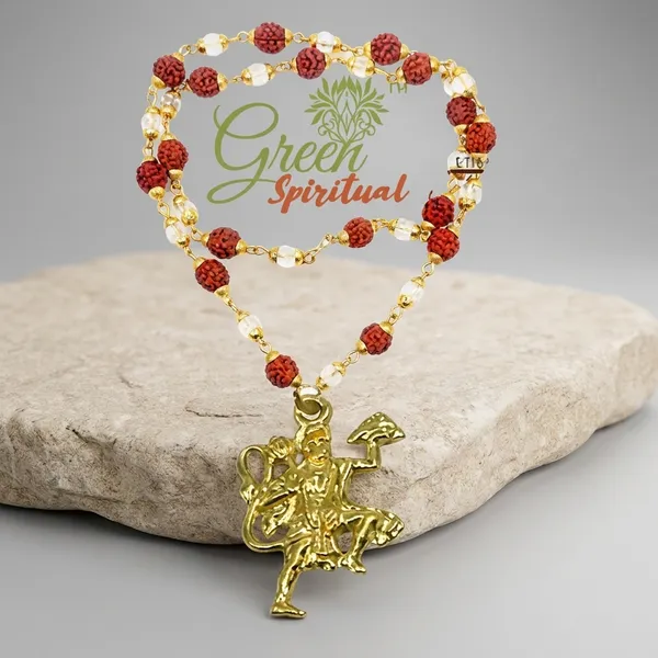 Hanuman_Locket_With_Rudraksha_Crystel_Mala_Sacred_Symbol_Of_Power_Protection_Gold_Plated_Plated_Wood_Chain