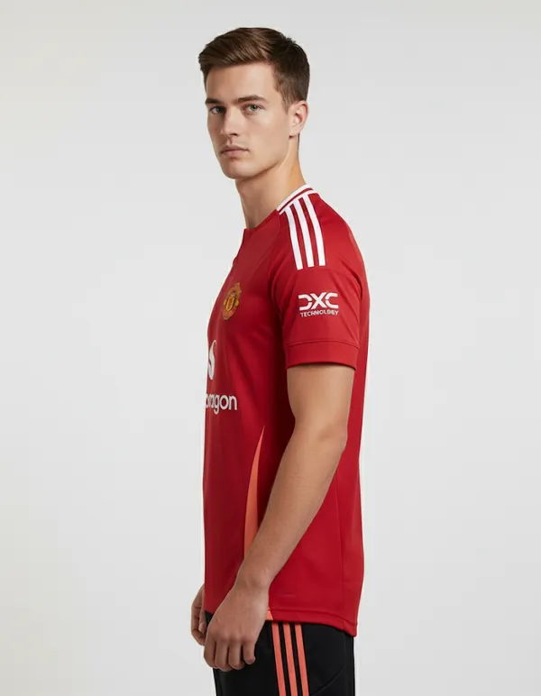 Manchester_United_24/25_Printed_Round_Neck_Red_Home_Jersey