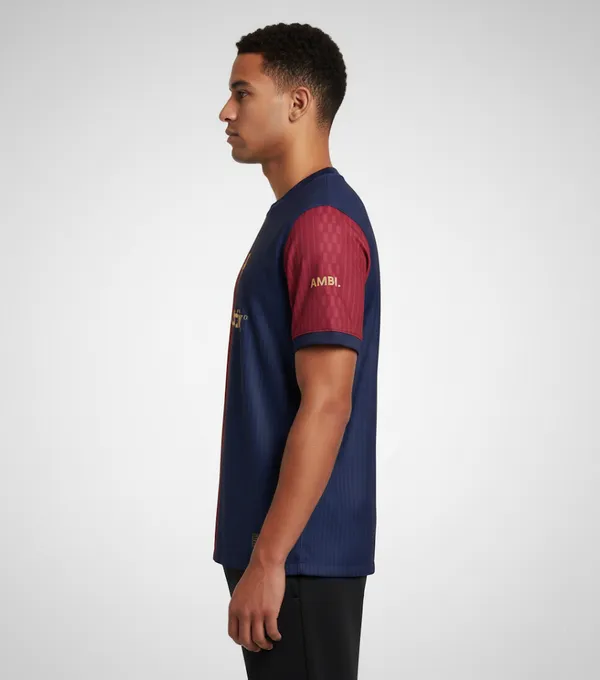 F.C._Barcelona_24/25_Printed_Round_Neck_Maroon-Blue_Pedri_Home_Jersey