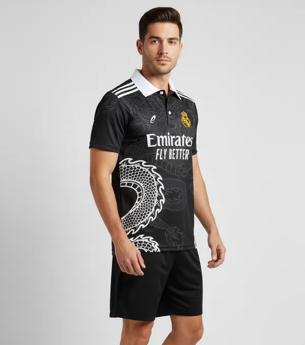 Real_Madrid_23/24_Printed_Collar_Black_Dragon_Special_Edition_Ronaldo_Fan_Jersey