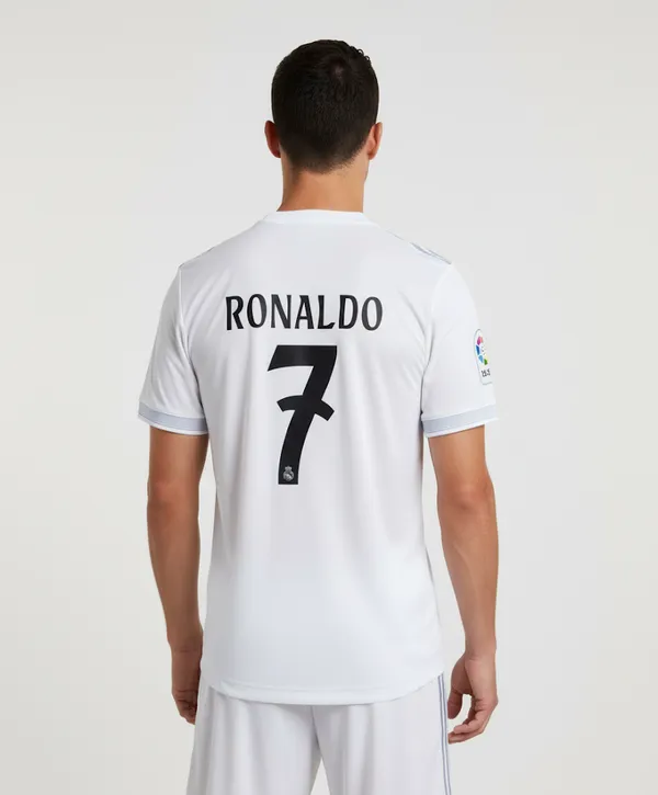 Real_Madrid_25/26_Printed_Round_Neck_Ronaldo_Home_Jersey