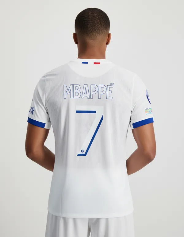 Paris_Saint-Germain_25/26_Printed_White_Mbappe_Away_Jersey