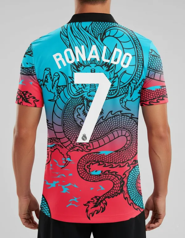 Real_Madrid_23/24_Printed_Collar_Blue-Pink_Dragon_Special_Edition_Ronaldo_Jersey