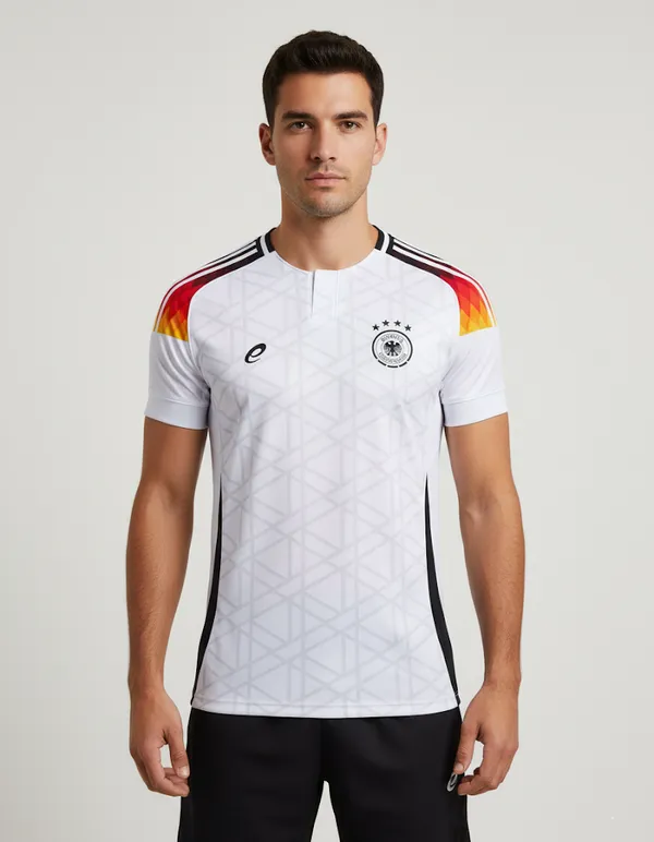 Germany_Fc_23/24_Printed_Round_Neck_Home_Ronaldo_Fan_Jersey