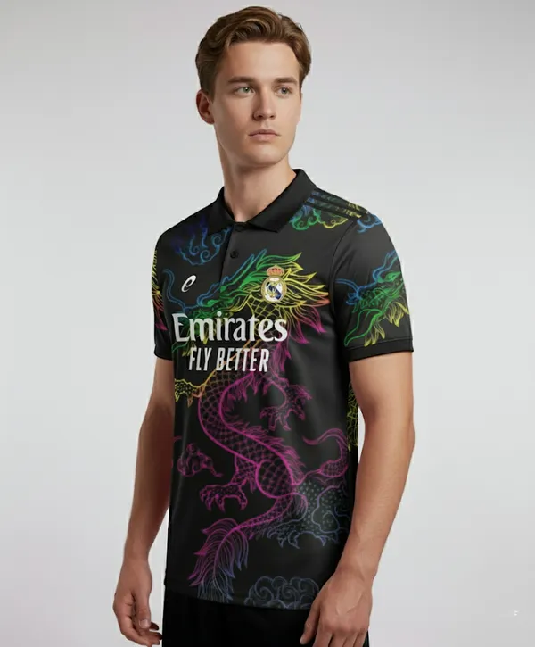 Real_Madrid_23/24_Printed_Collar_Black-Rainbow_Dragon_Special_Edition_Concept_Jersey