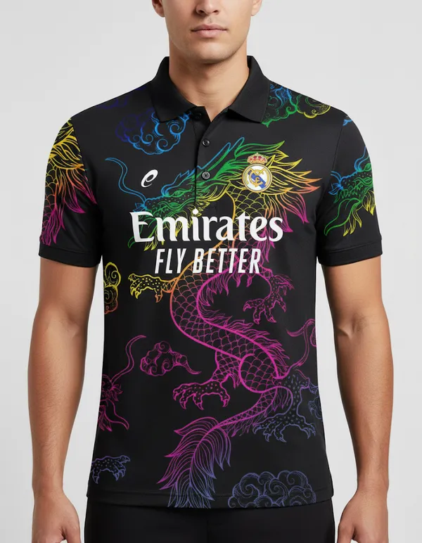 Real_Madrid_23/24_Printed_Collar_Black-Rainbow_Dragon_Special_Edition_Concept_Jersey