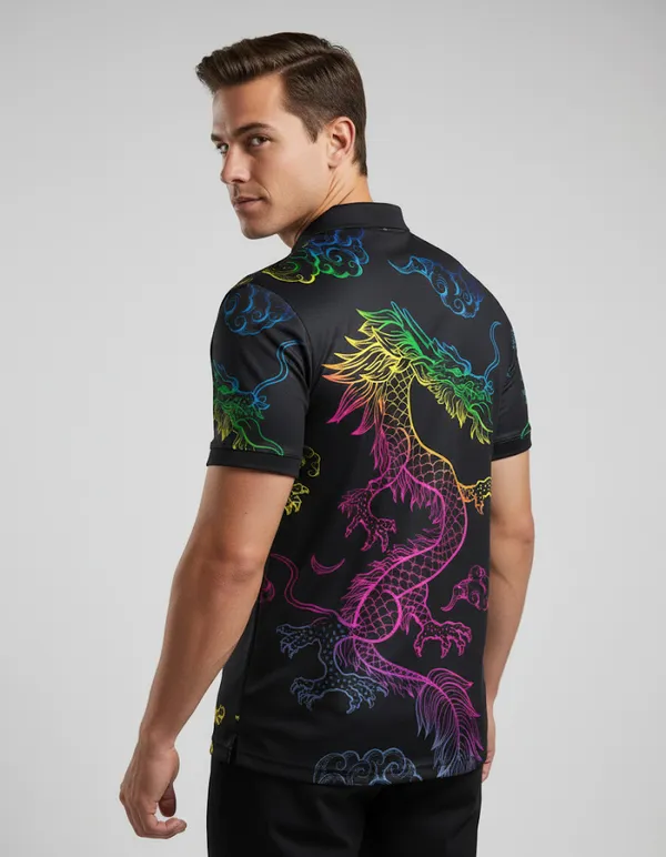Real_Madrid_23/24_Printed_Collar_Black-Rainbow_Dragon_Special_Edition_Concept_Jersey
