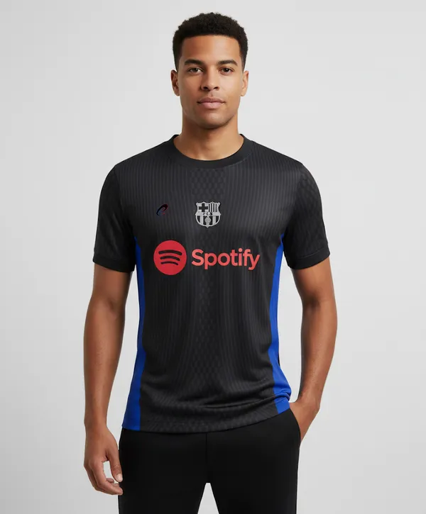 F.C._Barcelona_24/25_Printed_Round_Neck_Black_Messi_Away_Jersey
