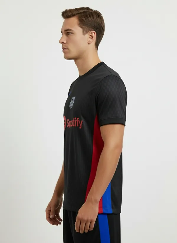 F.C._Barcelona_24/25_Printed_Round_Neck_Black_Messi_Away_Jersey