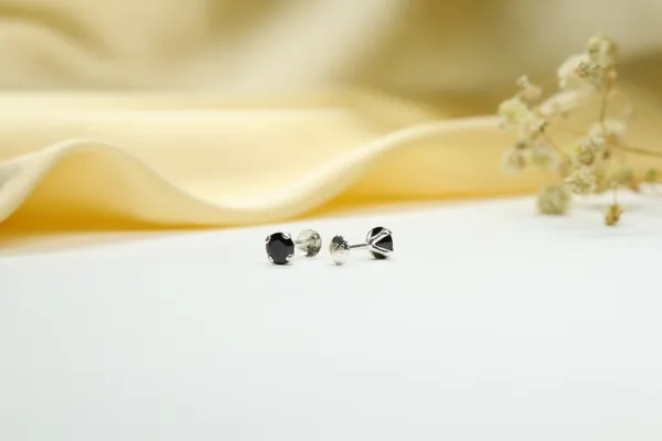 Black_Premium_Quality_Crimson_Stud_Earrings