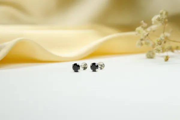 Black_Premium_Quality_Crimson_Stud_Earrings