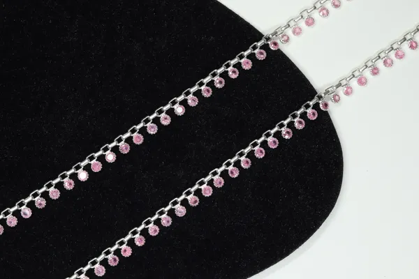 Pink_Premium_Quality_Pink_Stone_Chain_Anklet_Daily_Wear