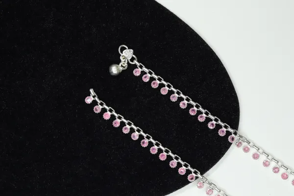 Pink_Premium_Quality_Pink_Stone_Chain_Anklet_Daily_Wear