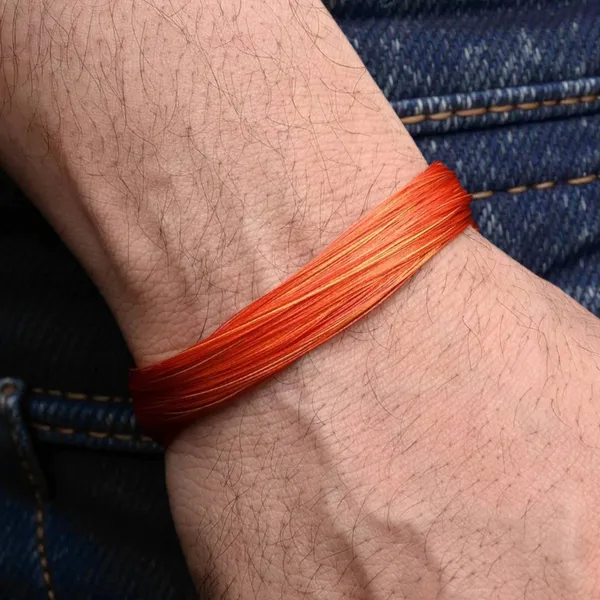 Silver_Classic_Orange_Moli__Silver_Bracelet_one_pice