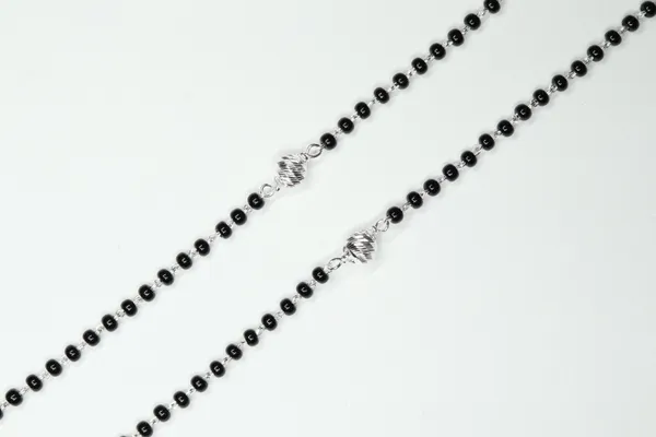Black_&_Silver_Premium_Quality_Beads_Chain_Anklet_Daily_Wear