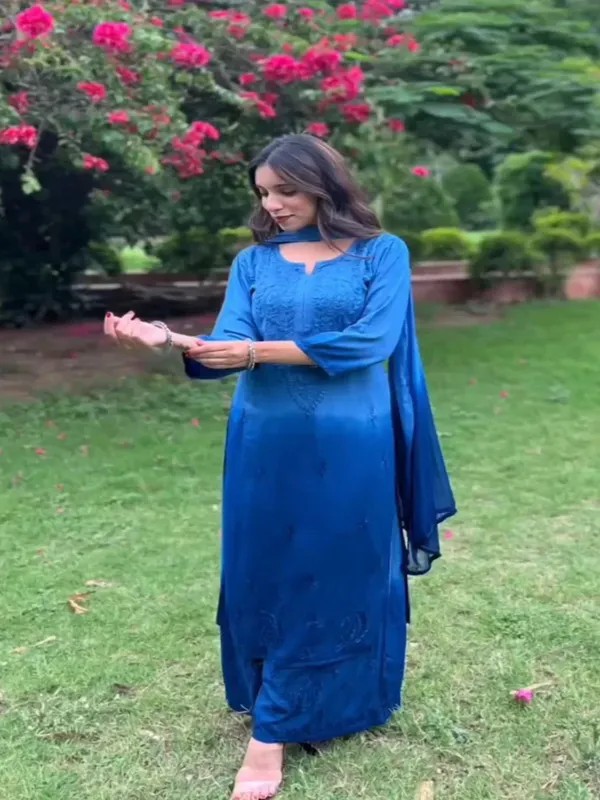 Blue_Rayon_Lucknowi_Chikan_Palazzo_Set_Dupatta_For_Women