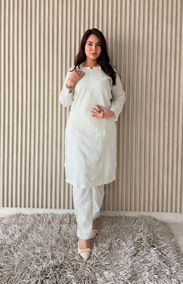 Chanderi_Chikankari_White_Pant_Set_Exclusive_Chikankari_Pant_Set_For_Women