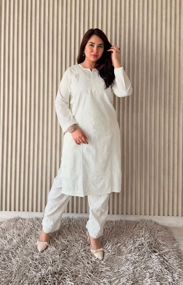 Chanderi_Chikankari_White_Pant_Set_Exclusive_Chikankari_Pant_Set_For_Women