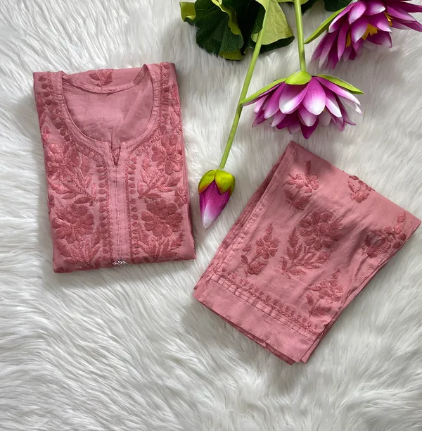Rosewood_Chanderi_Chikankari_Dye_Pant_Set_For_Women
