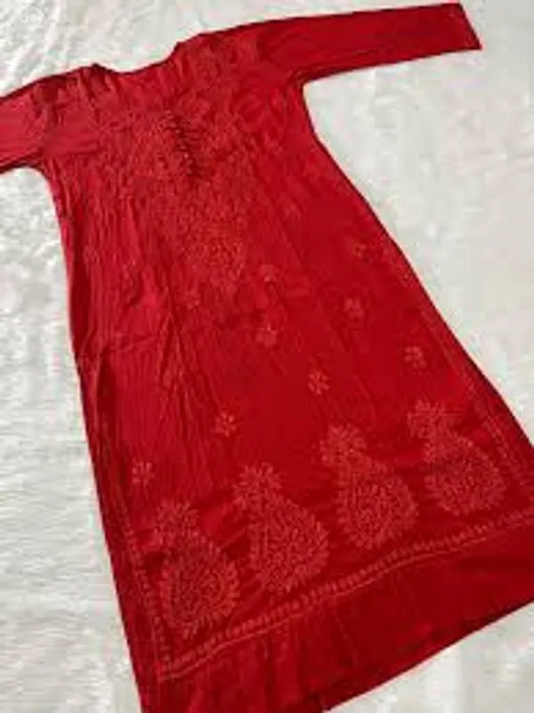 Red_Dobby_Chikankari_Palazzo_Set_For_Women