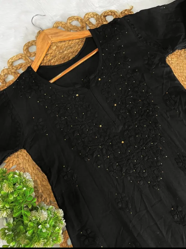 Black_Rayon_Chikankari_Palazzo_Mukesh_Set_For_Women