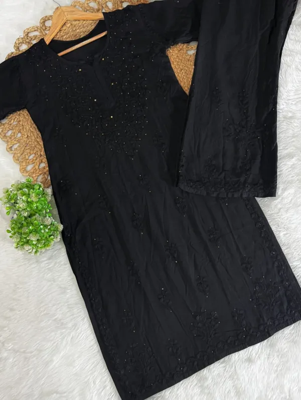 Black_Rayon_Chikankari_Palazzo_Mukesh_Set_For_Women