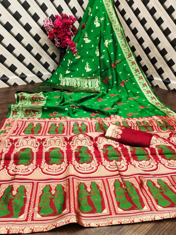 Woven_Design_Bollywood_Baluchari_Silk_Saree