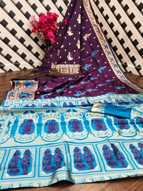 Woven_Design_Bollywood_Baluchari_Silk_Saree
