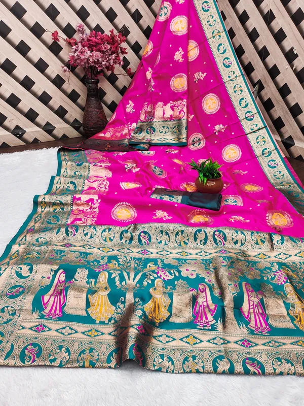 Woven_Design_Bollywood_Baluchari_Silk_Saree