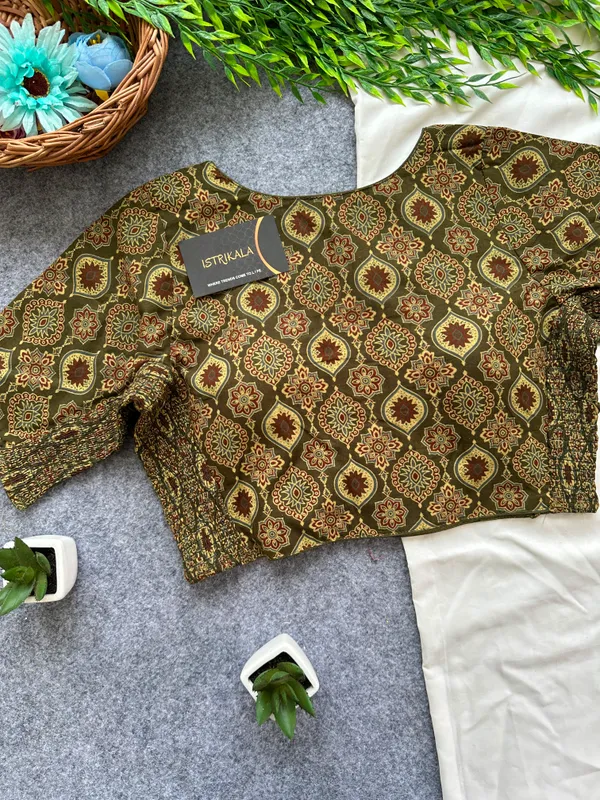 Ajrak_Print_Cotton_Jacket_Blouse