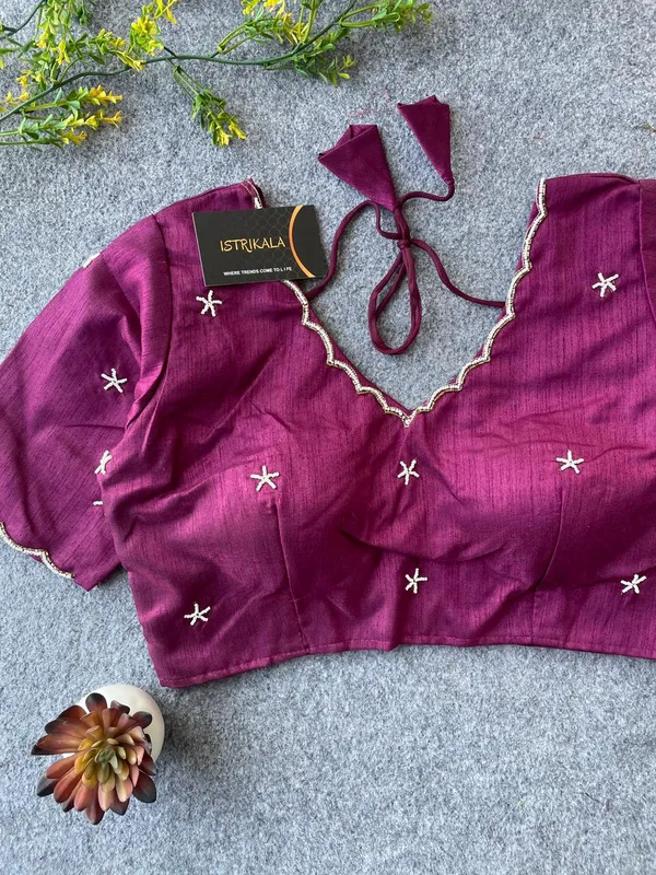 Elegant_Purple_Hand-Embroidered_Blouse_with_Mirror_Bead_Detailing