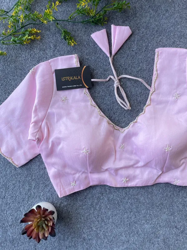 Elegant_Pink__Hand-Embroidered_Blouse_with_Mirror_Bead_Detailing