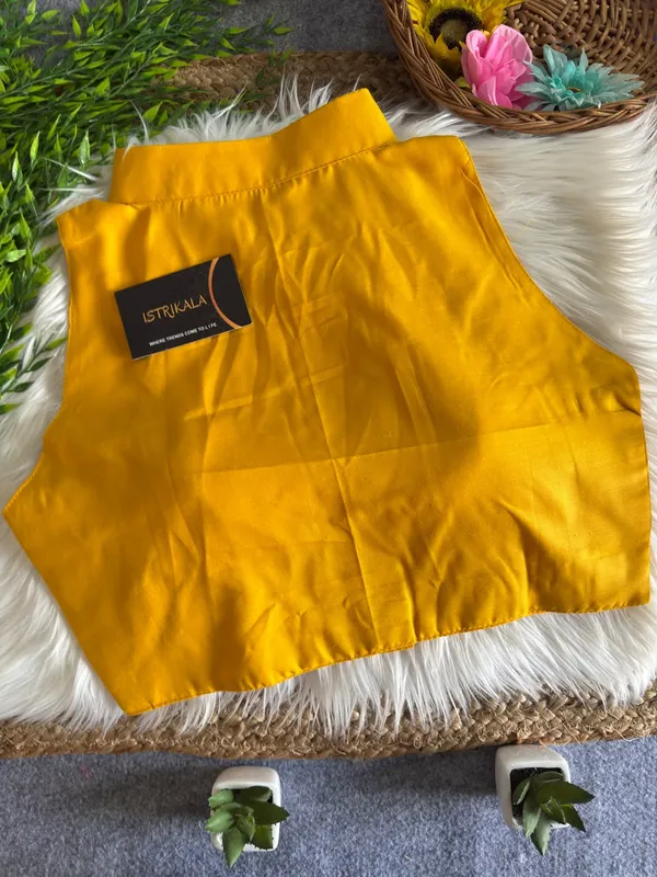 Mandarin_Collar_Front_Button_Sleeveless_Blouse