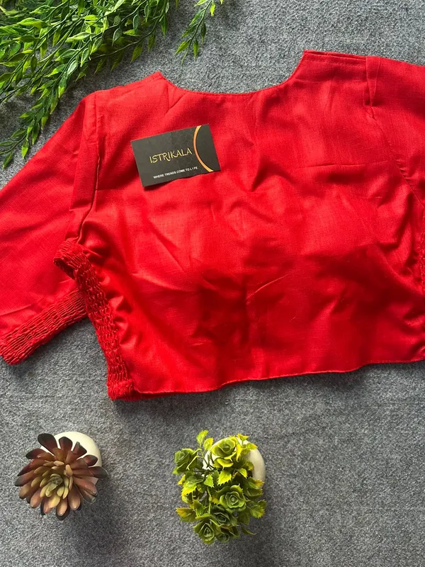 Plain_Cotton_Stretchable_Blouse_for_Saree_(38–42)