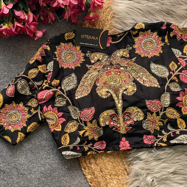 Premium_Cotton_Print_Silk_Blouse_with_Handcrafted_Work_–_Boutique_Style