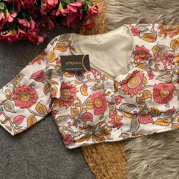 Premium_Cotton_Print_Silk_Blouse_with_Handcrafted_Work_–_Boutique_Style
