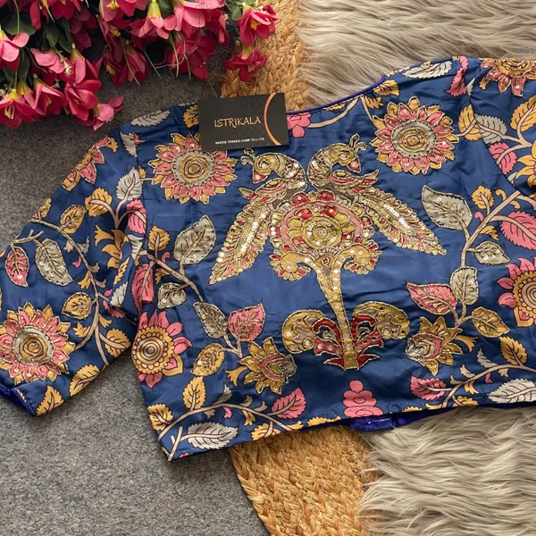 Premium_Cotton_Print_Silk_Blouse_with_Handcrafted_Work_–_Boutique_Style