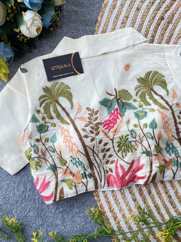 Premium_Floral_Embroidered_Cotton_Saree_Blouse
