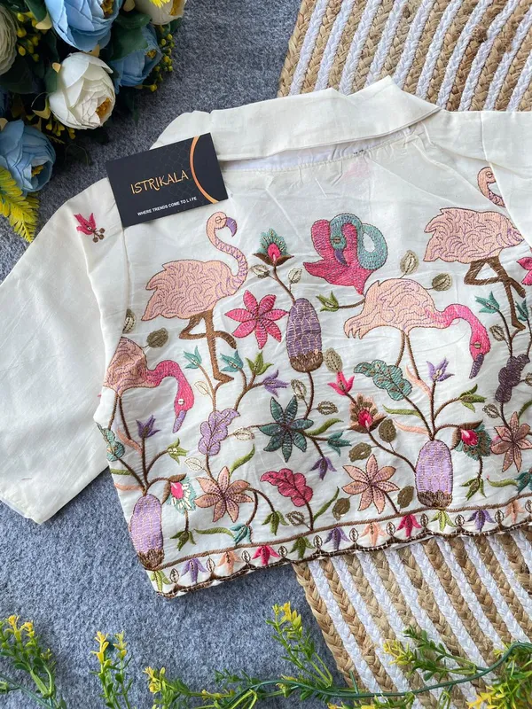 Presenting_Original_Khadi_Cotton_Collar_Neck_Blouse