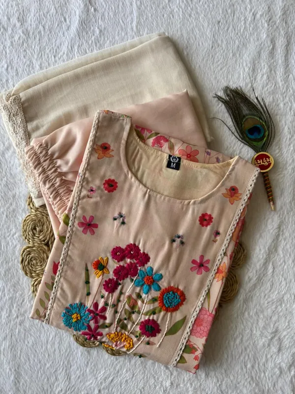Pure_Linen_Cotton_Suit_Set_for_Women_|_Beige_Cream_Floral_Embroidered_3-Piece_Ethnic_Set