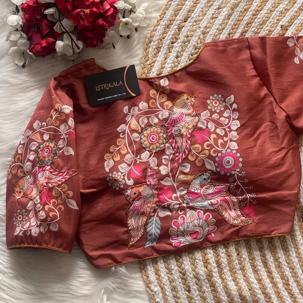 Brown_Pure_Silk_Handcrafted_Boutique_Collection